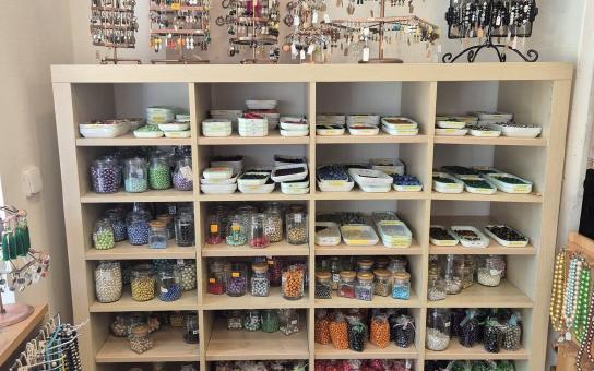 Náušnice i náramky z našich korálků