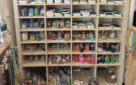 Náušnice i náramky z našich korálků